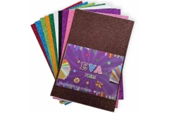 Kolaž papir s gliterom spužvasti 30x20cm 10/1  CH60033